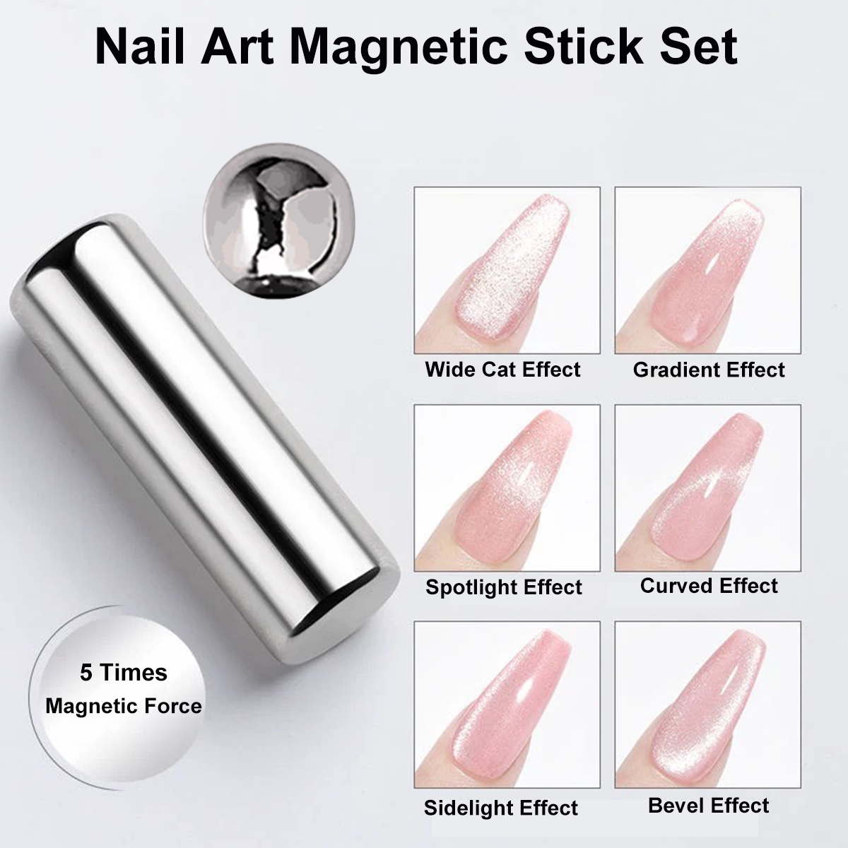 Contour Palette Stick - قطعتان من عصا مغناطيسية فولاذية لفن